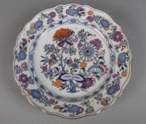 GROSSE SCHALE, Porzellan, Manufaktur Meissen, unterglasurblaue Knaufschwertermarke, Marke 1814-
