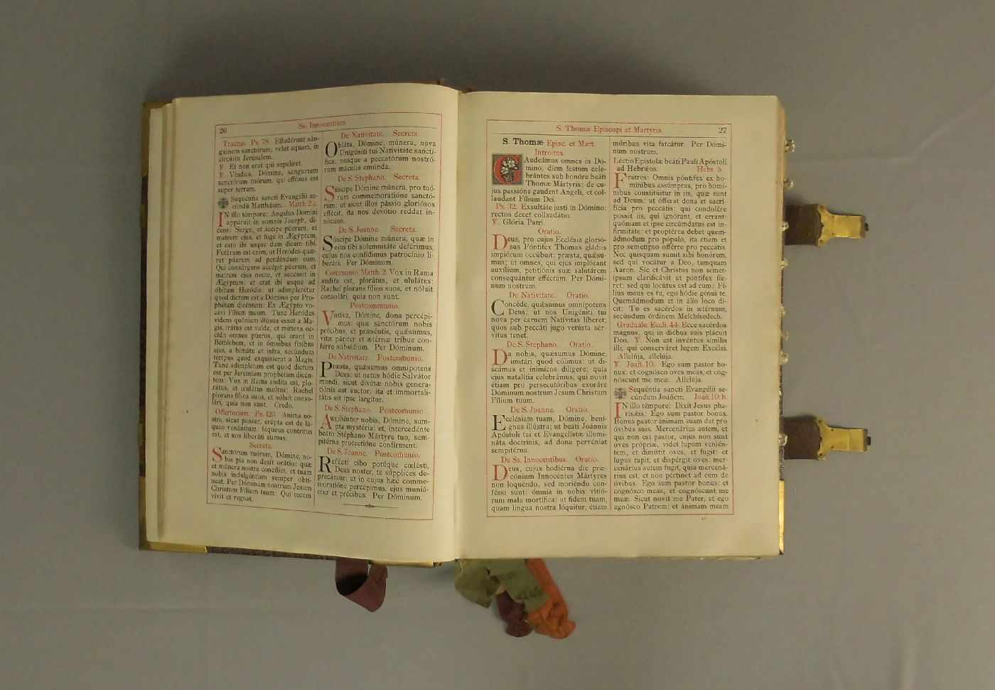MISSALE ROMANUM / MESSBUCH in lateinischer Sprache von 1899: "Missale Romanum Ex Sacrosancti - Image 2 of 5