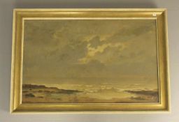 DUMAX, ERNEST JOACHIM (auch Ernst Joachim Dumax, 1811-1900), Gemälde / painting: "Küstenlandschaft