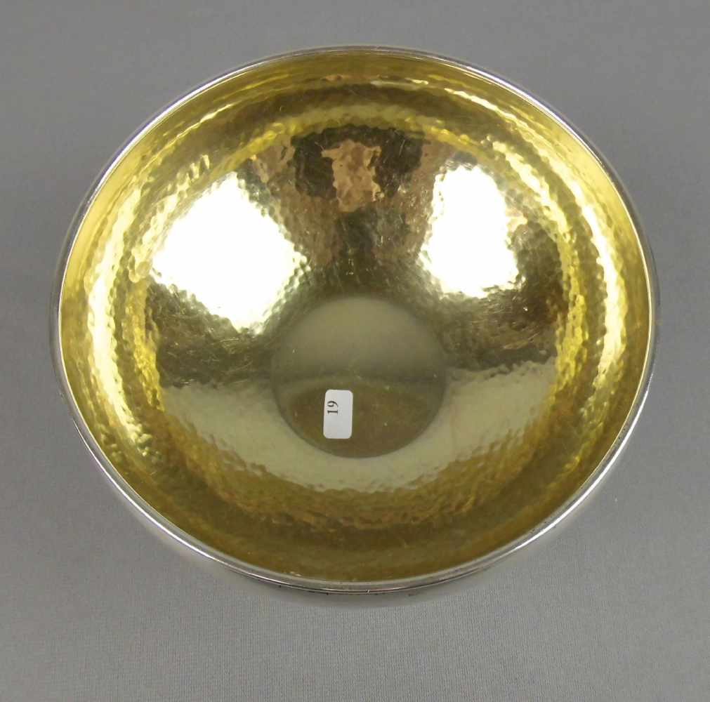 FUSSCHALE / silver bowl on a stand, 826er Silber (288 g), Kopenhagen, Dänemark, 1926, gepunzt mit " - Image 2 of 6