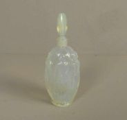 GLASFLAKON "Ronde Fleurie" / Sabino vial, opaleszierendes Kristallglas, 1930er Jahre, partiell