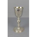 BAROCKES ZIBORIUM / MESSKELCH / ABENDMAHLSKELCH / KELCH / silver chalice, Silber (302 g),