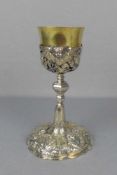 BAROCKES AUGSBURGER ZIBORIUM / MESSKELCH von 1773-1775 / Silver Chalice, Silber (390 g), mit