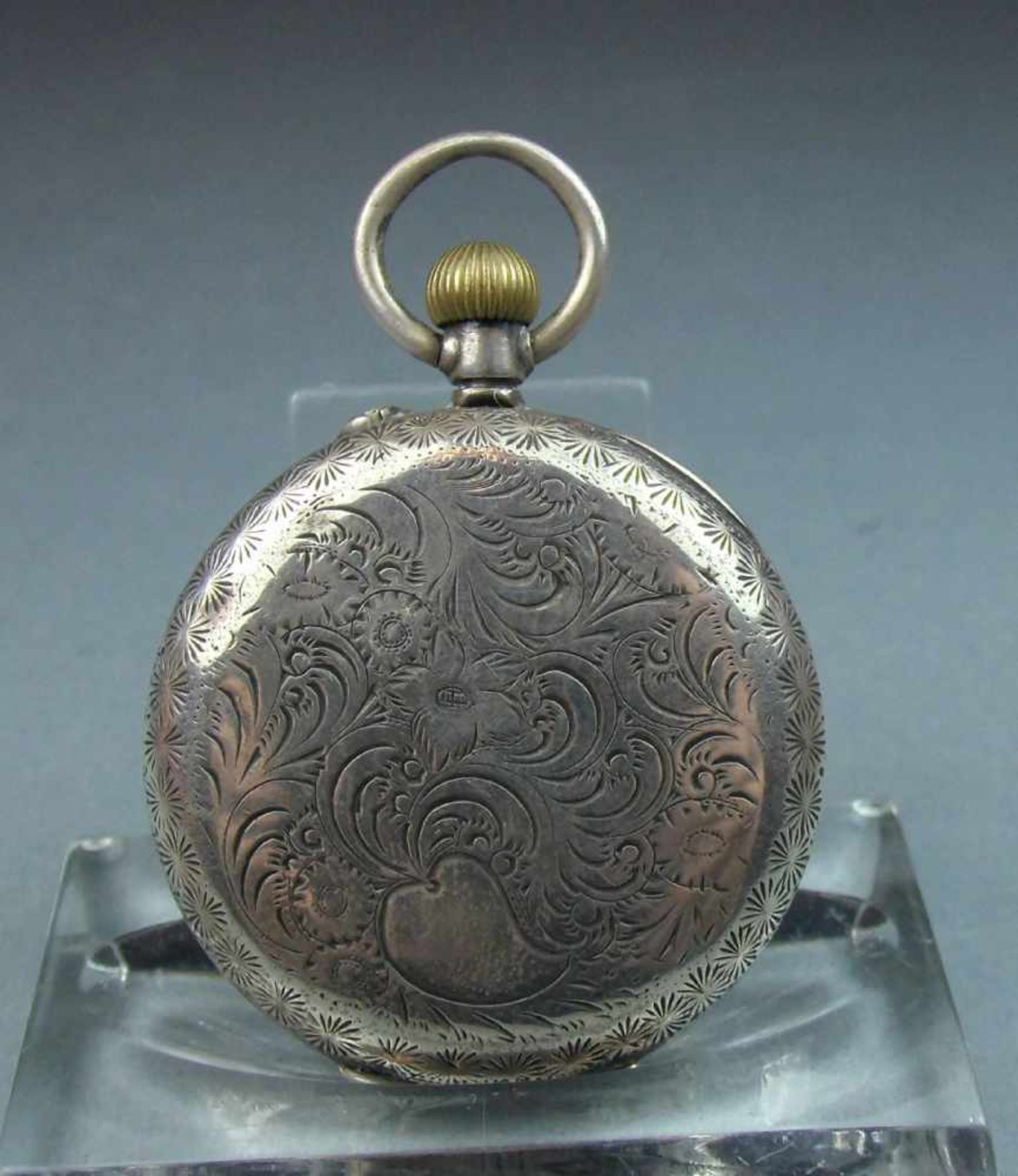 SILBER- TASCHENUHR / pocket watch, England/ London / 1913. Open Face - Taschenuhr, Handaufzug (Krone - Bild 4 aus 8