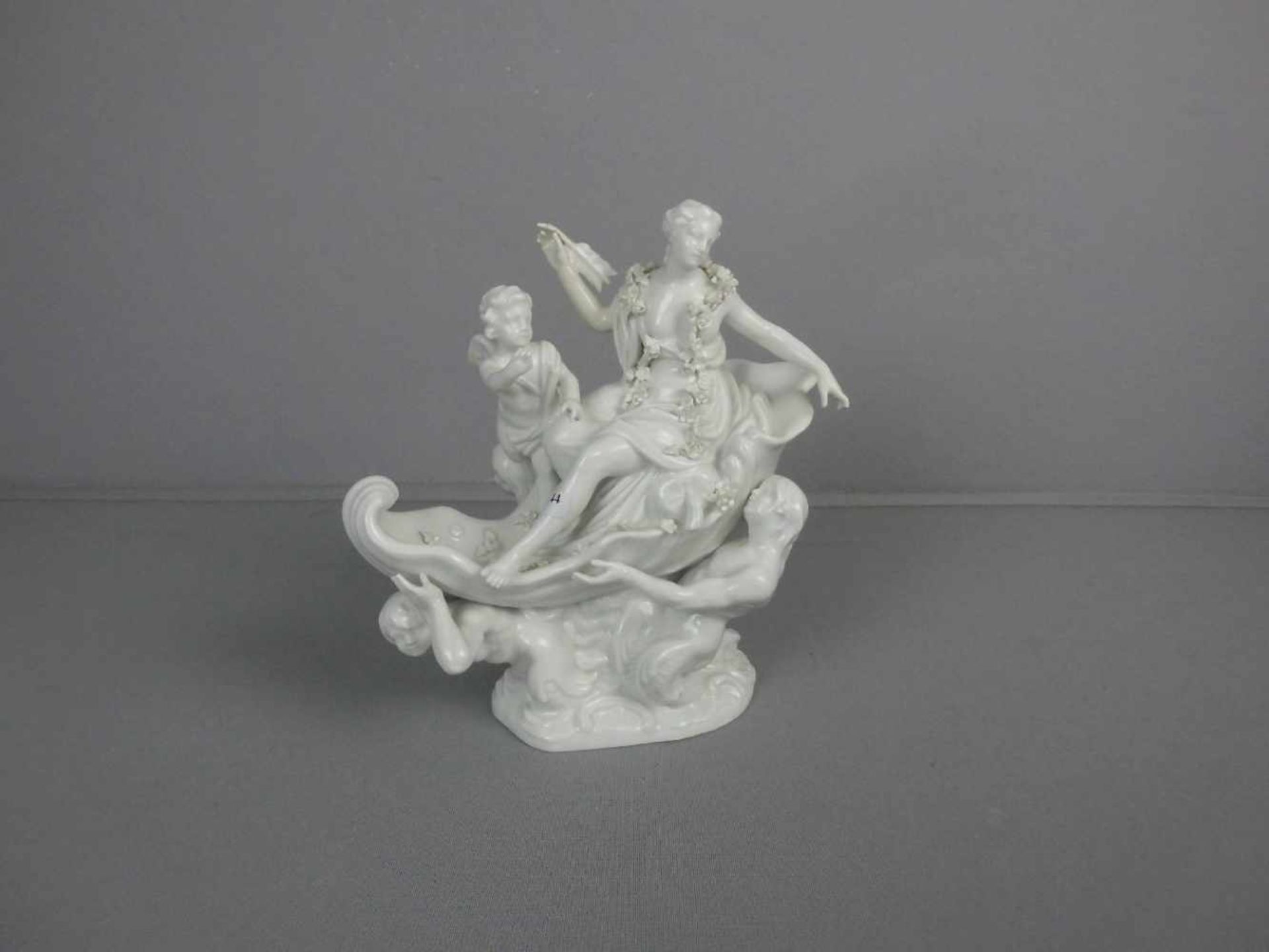 FIGURENGRUPPE "Triumpf der Venus", Weissporzellan, Manufaktur Meissen, Marke seit 1934 (dreifach