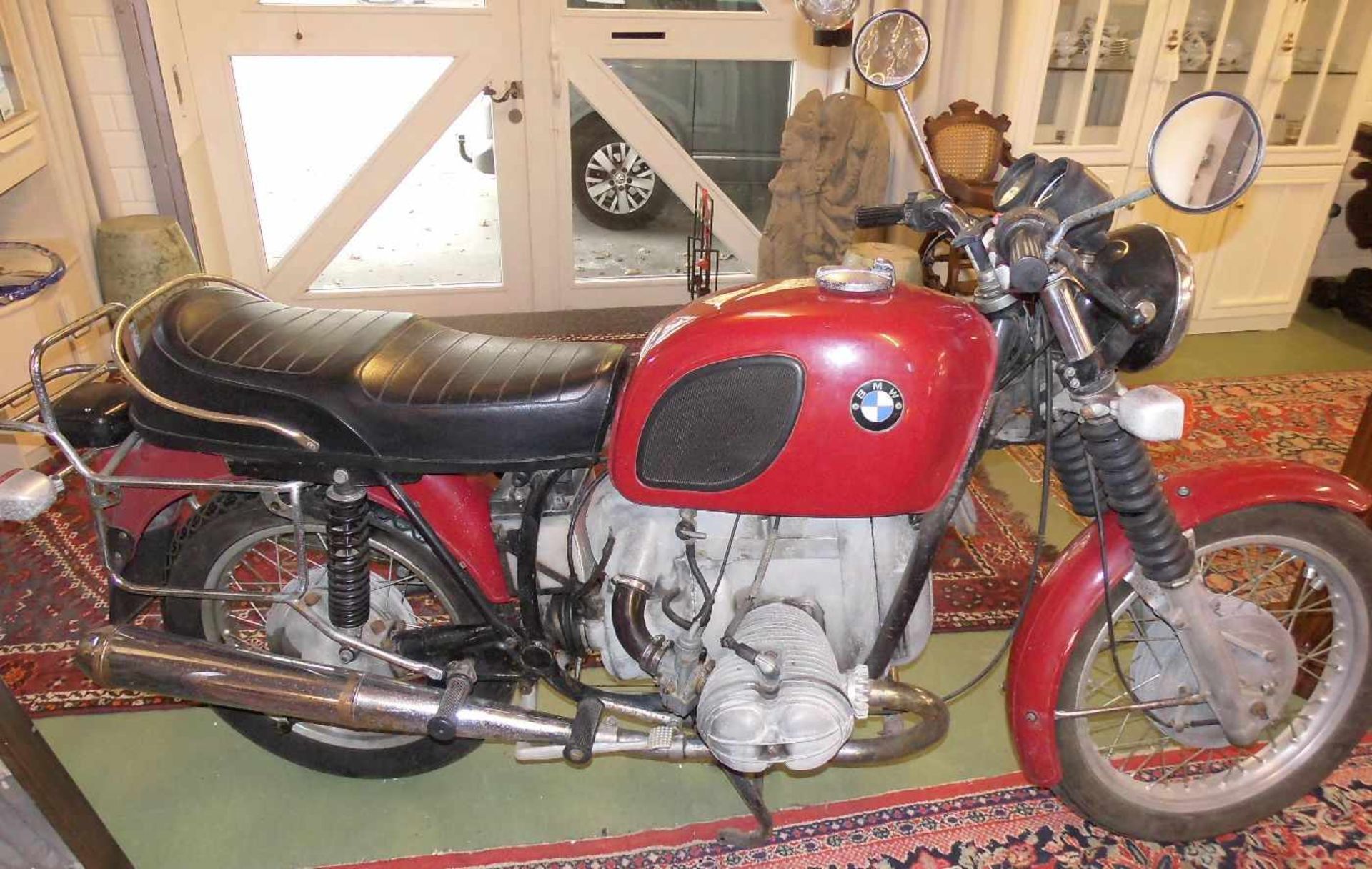 VINTAGE MOTORRAD / OLDTIMER: BMW R 60/6. Erstzulassung 05.05.1974, 29 kw x 1,36 / 6400 U/Min = 39 - Bild 5 aus 7