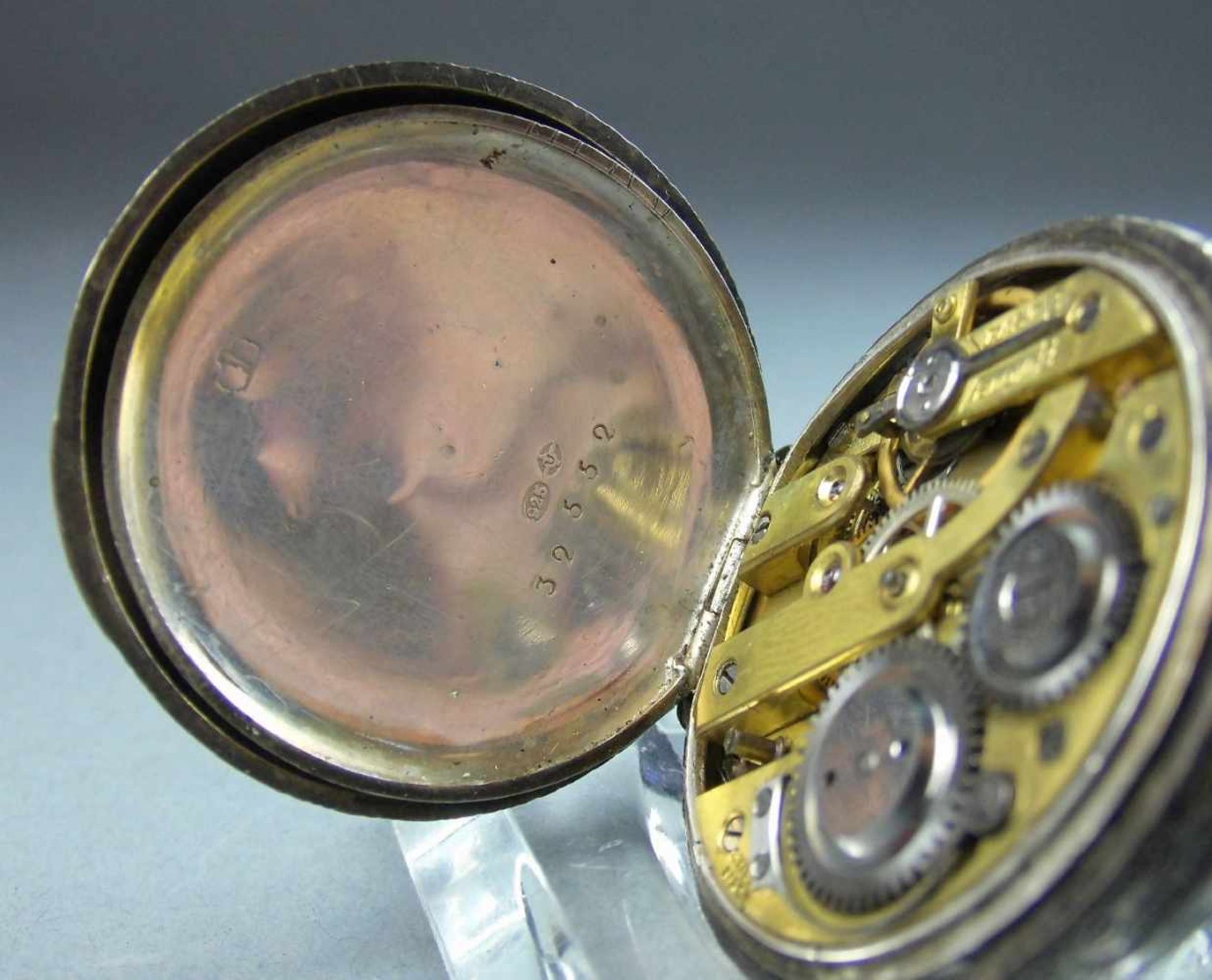SILBER- TASCHENUHR / pocket watch, England/ London / 1913. Open Face - Taschenuhr, Handaufzug (Krone - Bild 8 aus 8