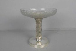 JUGENDSTIL - FUSSSCHALE / TAFELAUFSATZ / bowl on a stand / Art nouveau centerpiece, zweiteilig,