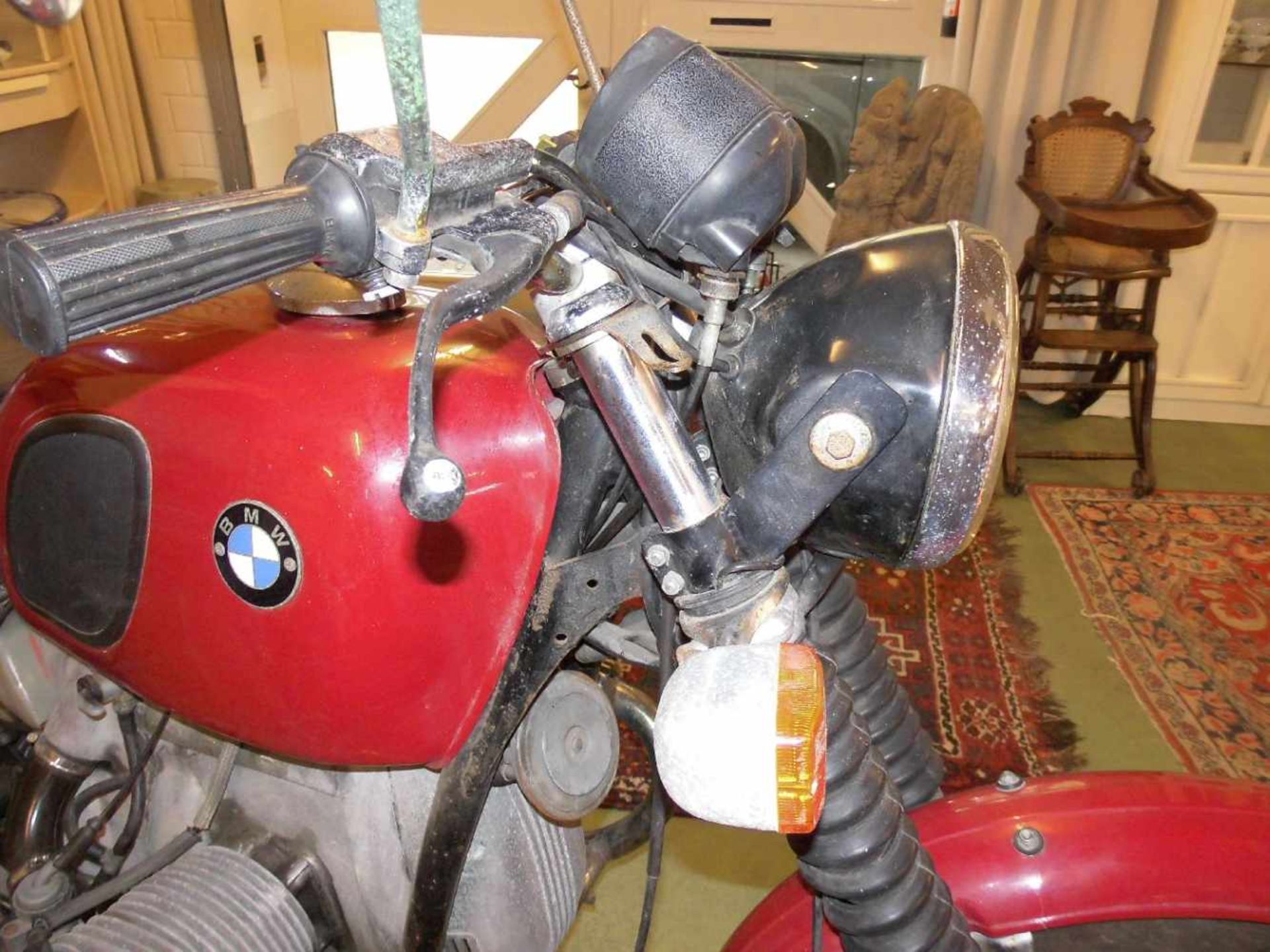 VINTAGE MOTORRAD / OLDTIMER: BMW R 60/6. Erstzulassung 05.05.1974, 29 kw x 1,36 / 6400 U/Min = 39 - Bild 6 aus 7