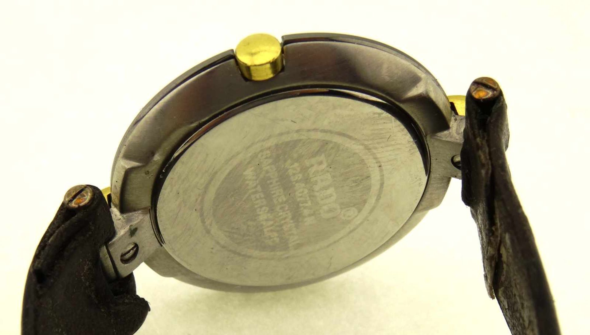 Rado Armbanduhr Medium Modell 129.4077.4N, Durchmesser 30mm, mit neuem Originalglas ( Safir ), und - Bild 3 aus 3