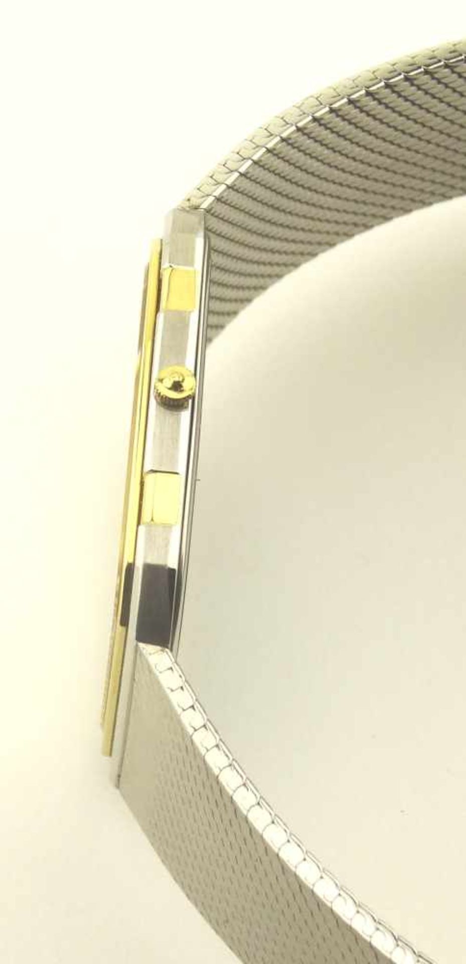 Herrenquarzuhr Seiko Lassale NOS bicolor, mit Stahlband ungetragen NOS, Mod. 6730-5059, Gehäuse - Bild 2 aus 3