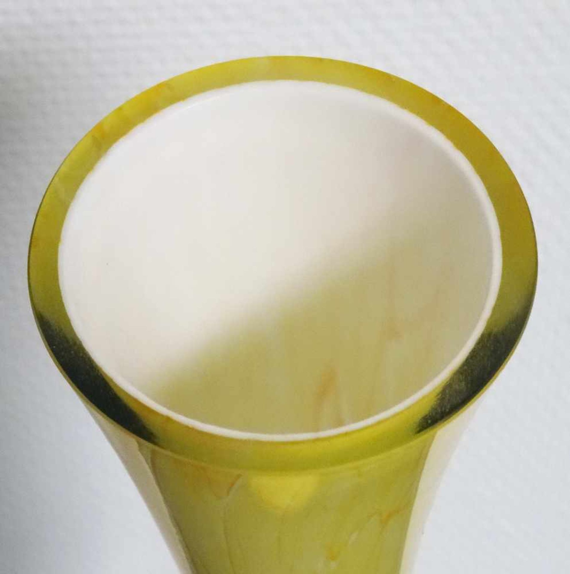 Millefiori Design Objekt Vase sehr schöne Arbeit, Höhe ca. 81 cm, kleine Abplatzung , Vasenöffnung - Bild 4 aus 4