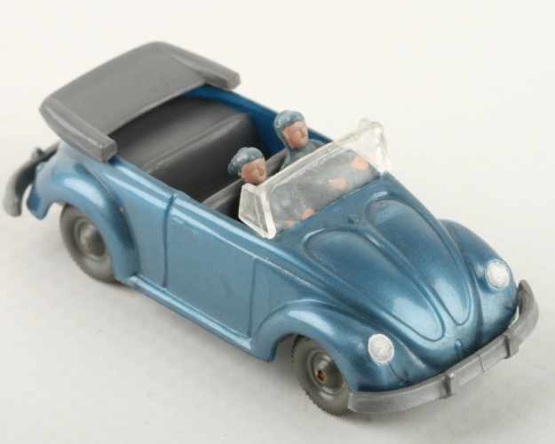 Wiking VW Käfer Cabrio blaumetallic 33/3c, IE basaltgrau, neuwertig