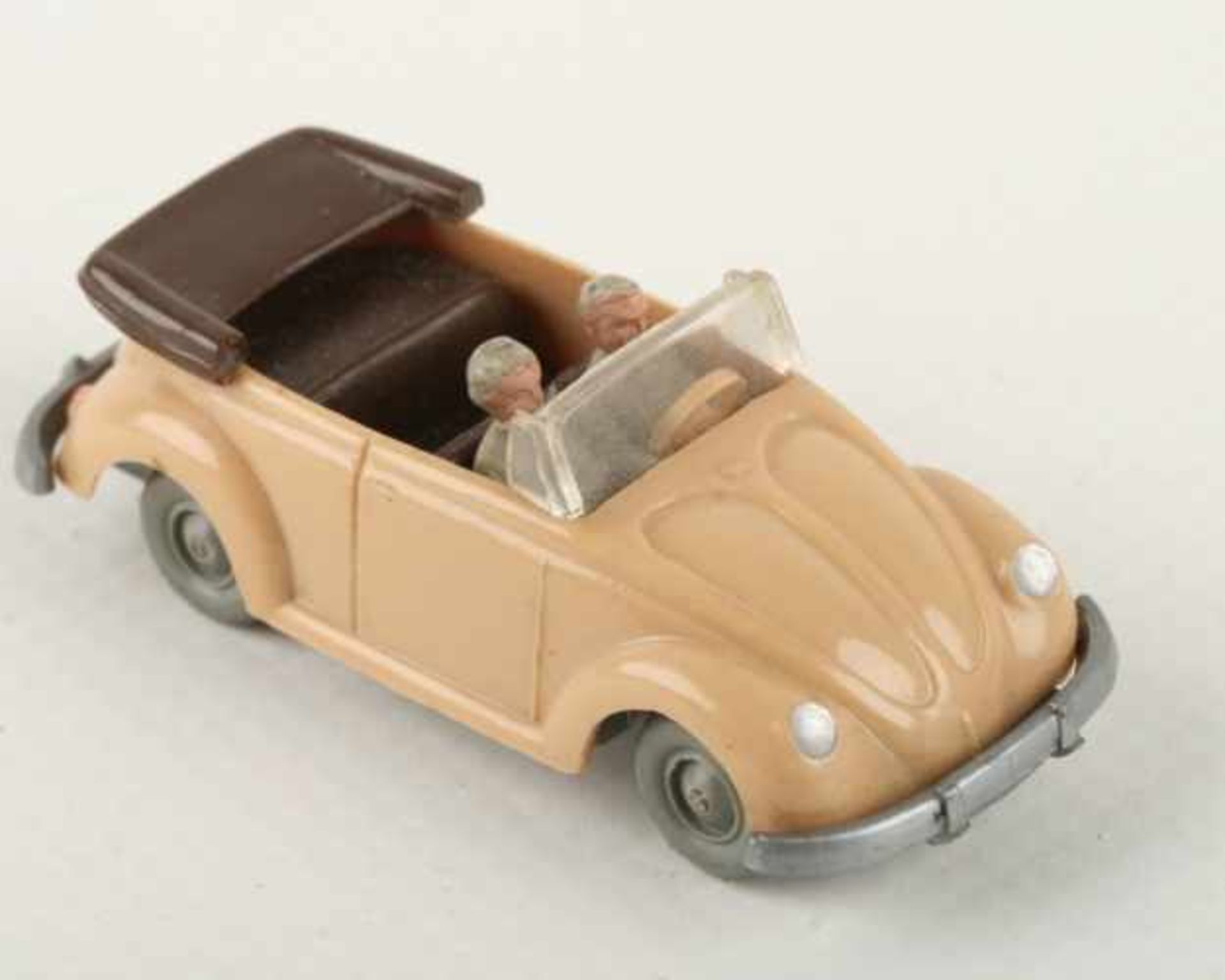 Wiking VW Käfer Cabrio beige 33/6d, IE schokobraun, sehr gut bis neuwertig