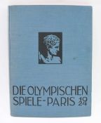 DIE OLYMPISCHEN SPIELE 1924, Zweite Auflage, Deutschland 1925 In blaues Leinen gebundene Ausgabe "