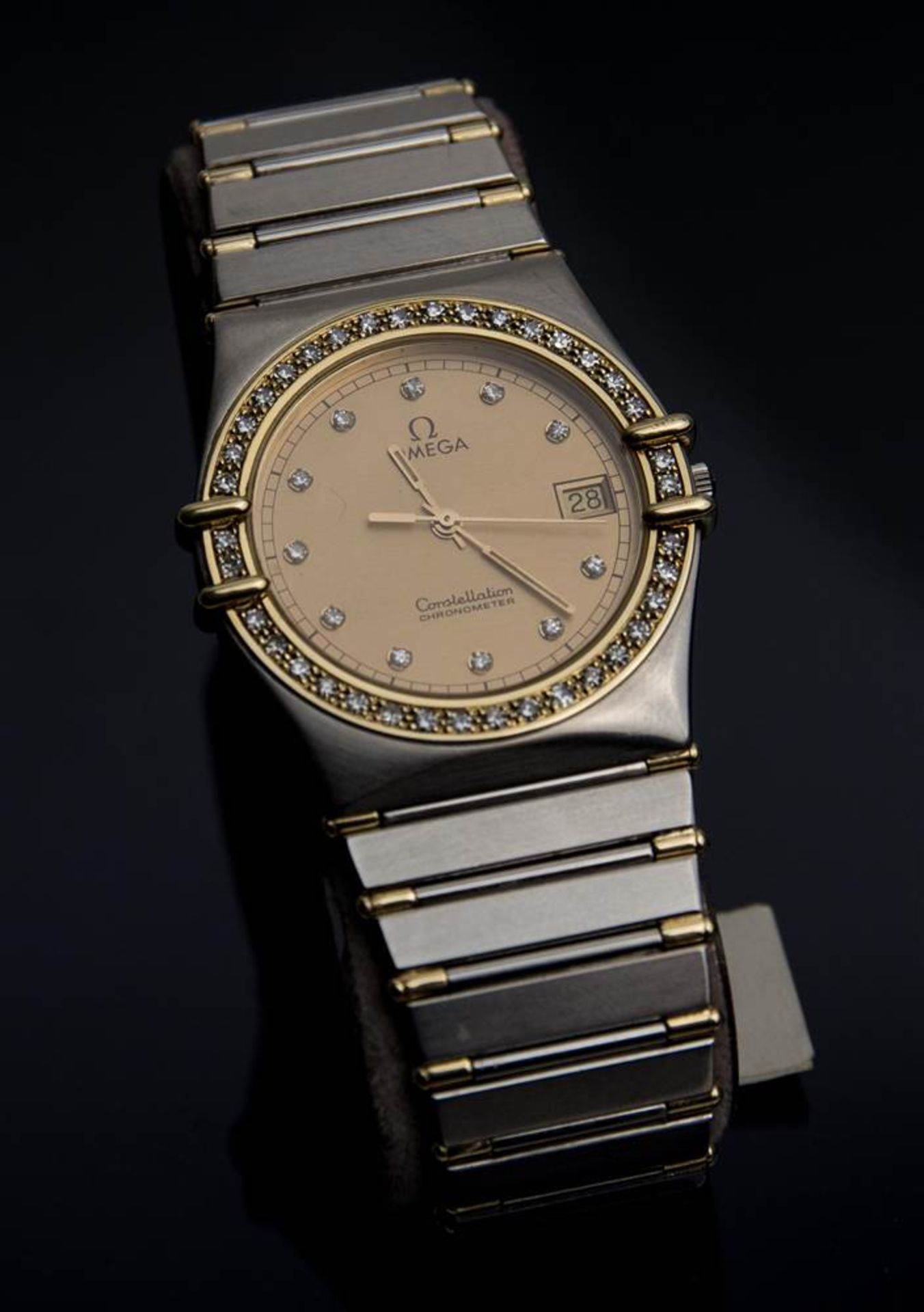 WRISTWATCH, Omega, Constellation. MP: 1450 Material: Stainless Steel + partially gilt Build: 2002 - Bild 3 aus 9