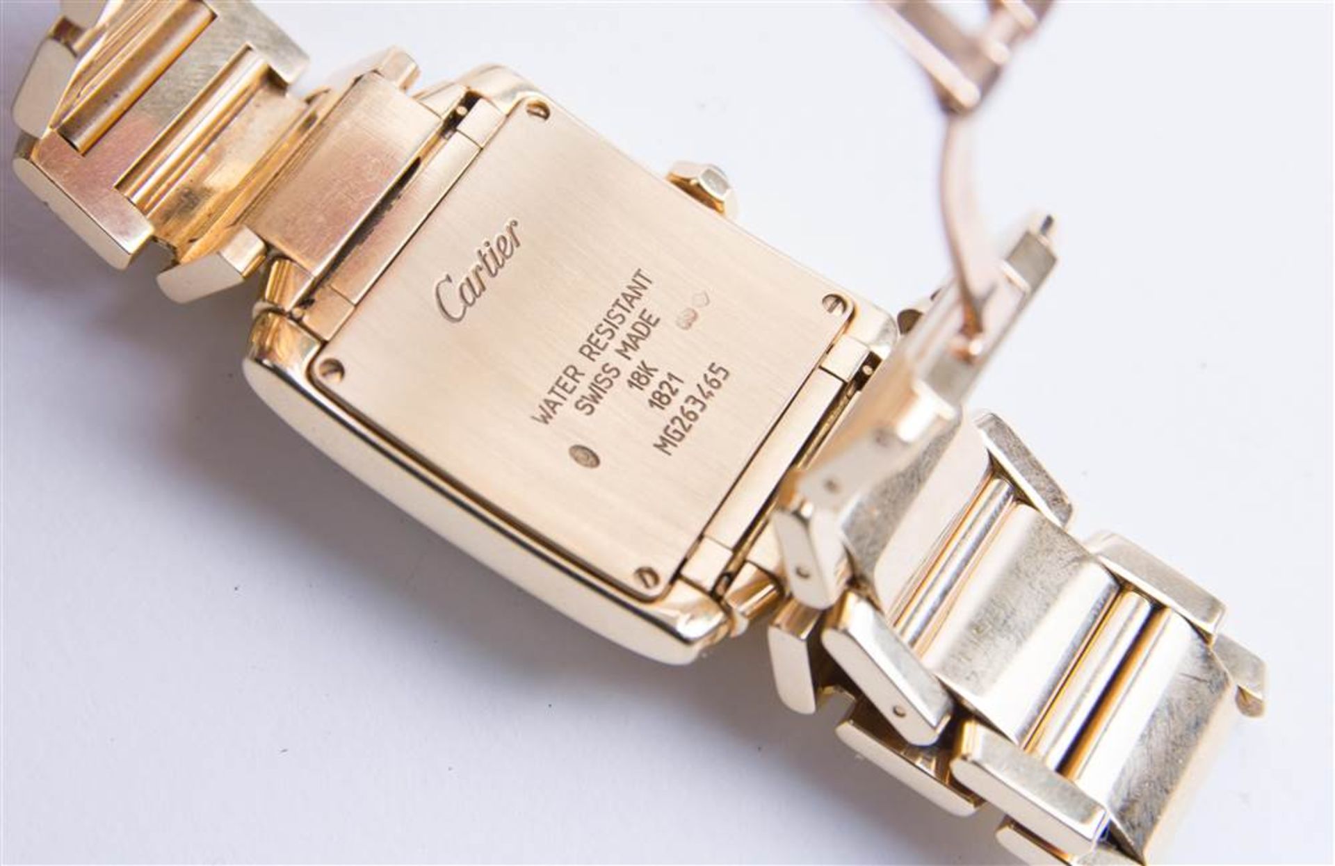 WRISTWATCH, Women's, Cartier, "Tank Française" Serial Nr: MG 263465 Quartz Caliber Nr: 1821 - Bild 5 aus 6