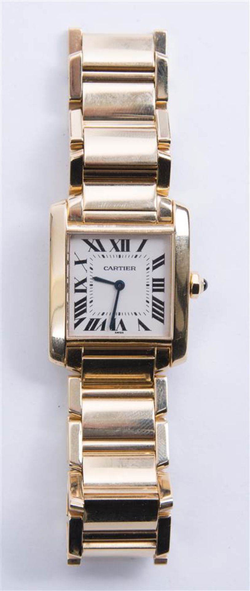 WRISTWATCH, Women's, Cartier, "Tank Française" Serial Nr: MG 263465 Quartz Caliber Nr: 1821 - Bild 2 aus 6