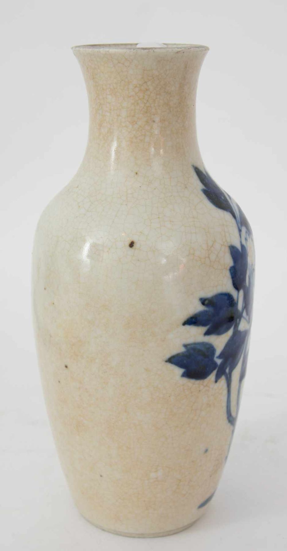 CHINESE CERAMIC VASE, painted in blue Blue painted ceramic vase, China,23 x 7 cm. - Image 4 of 6