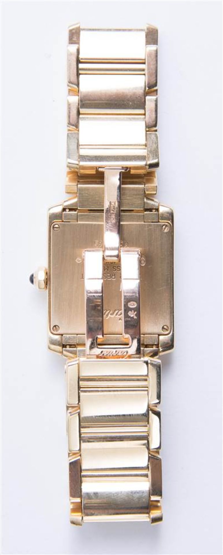 WRISTWATCH, Women's, Cartier, "Tank Française" Serial Nr: MG 263465 Quartz Caliber Nr: 1821 - Bild 3 aus 6