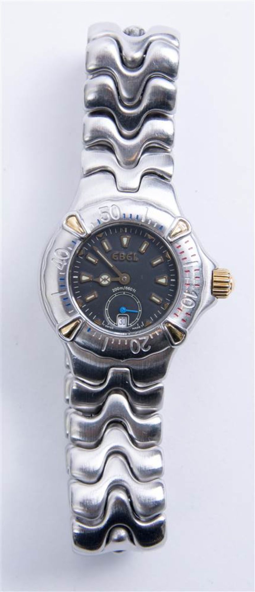 LADIES WRISTWATCH, EBEL, Quartz, Saphire Glass A stainless steel lady's wristwatch, Quartz, date - Bild 5 aus 7