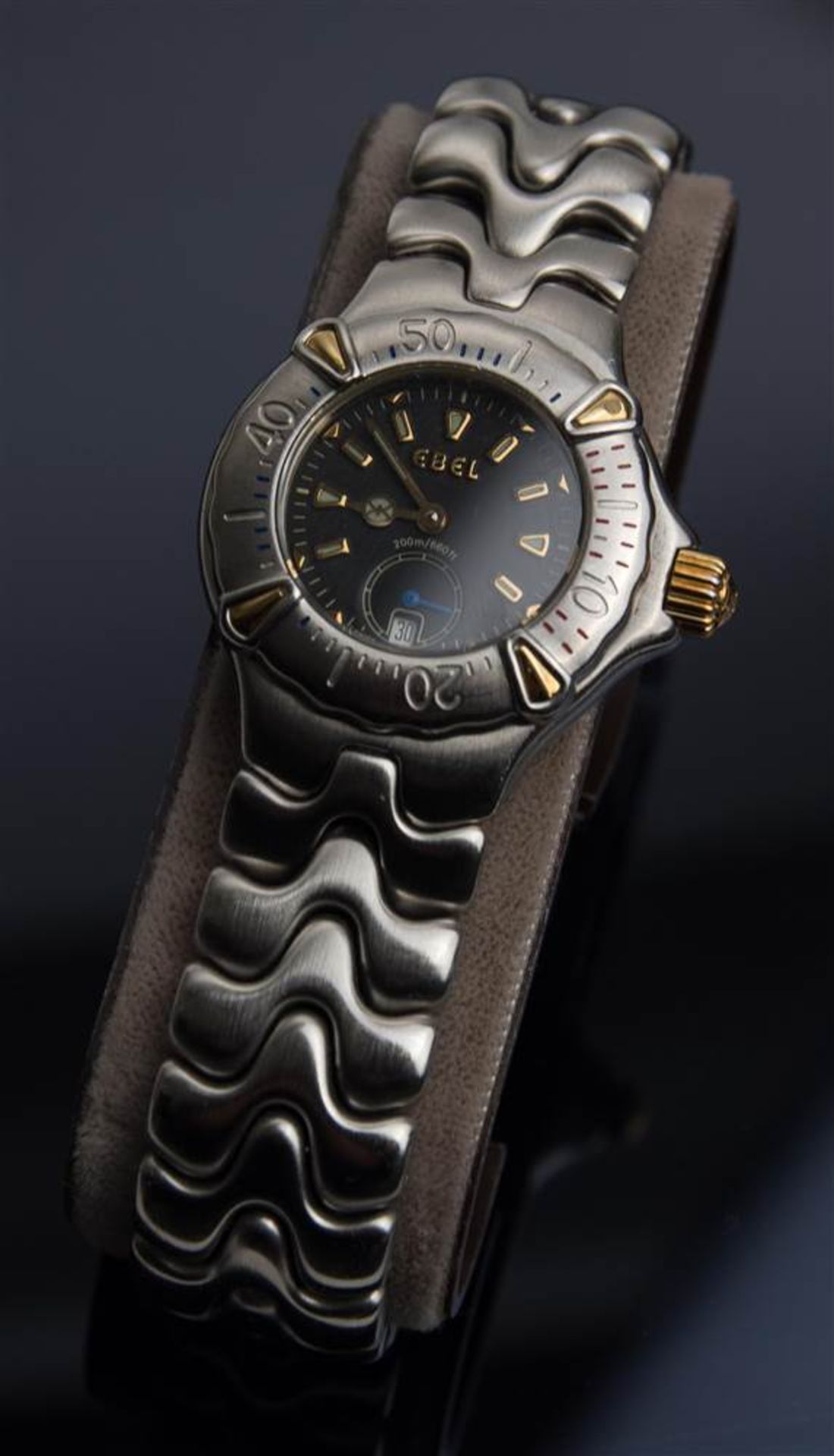 LADIES WRISTWATCH, EBEL, Quartz, Saphire Glass A stainless steel lady's wristwatch, Quartz, date - Bild 3 aus 7