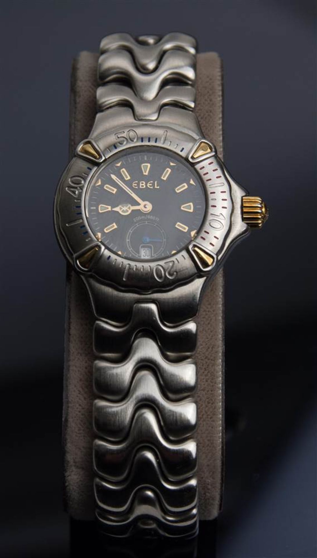 LADIES WRISTWATCH, EBEL, Quartz, Saphire Glass A stainless steel lady's wristwatch, Quartz, date