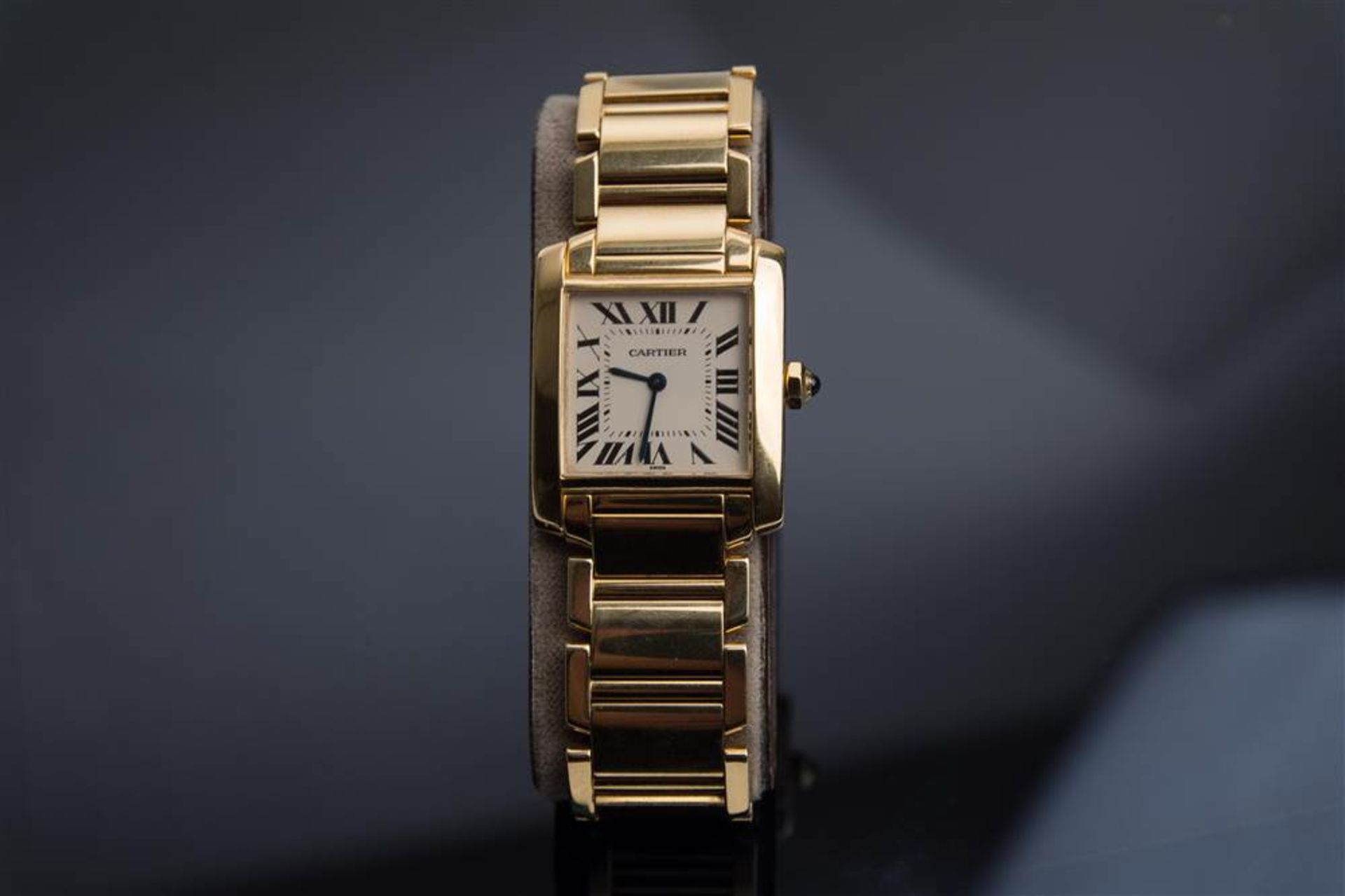 WRISTWATCH, Women's, Cartier, "Tank Française" Serial Nr: MG 263465 Quartz Caliber Nr: 1821