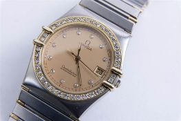 WRISTWATCH, Omega, Constellation. MP: 1450 Material: Stainless Steel + partially gilt Build: 2002