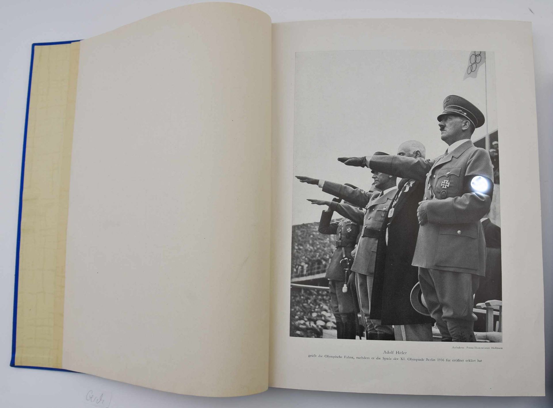 BAND 1 UND 2 (2X) OLYMPIA 1936, gebundene Ausgaben in Blau, Deutschland 1936 Jeweils vollständiger - Bild 5 aus 5