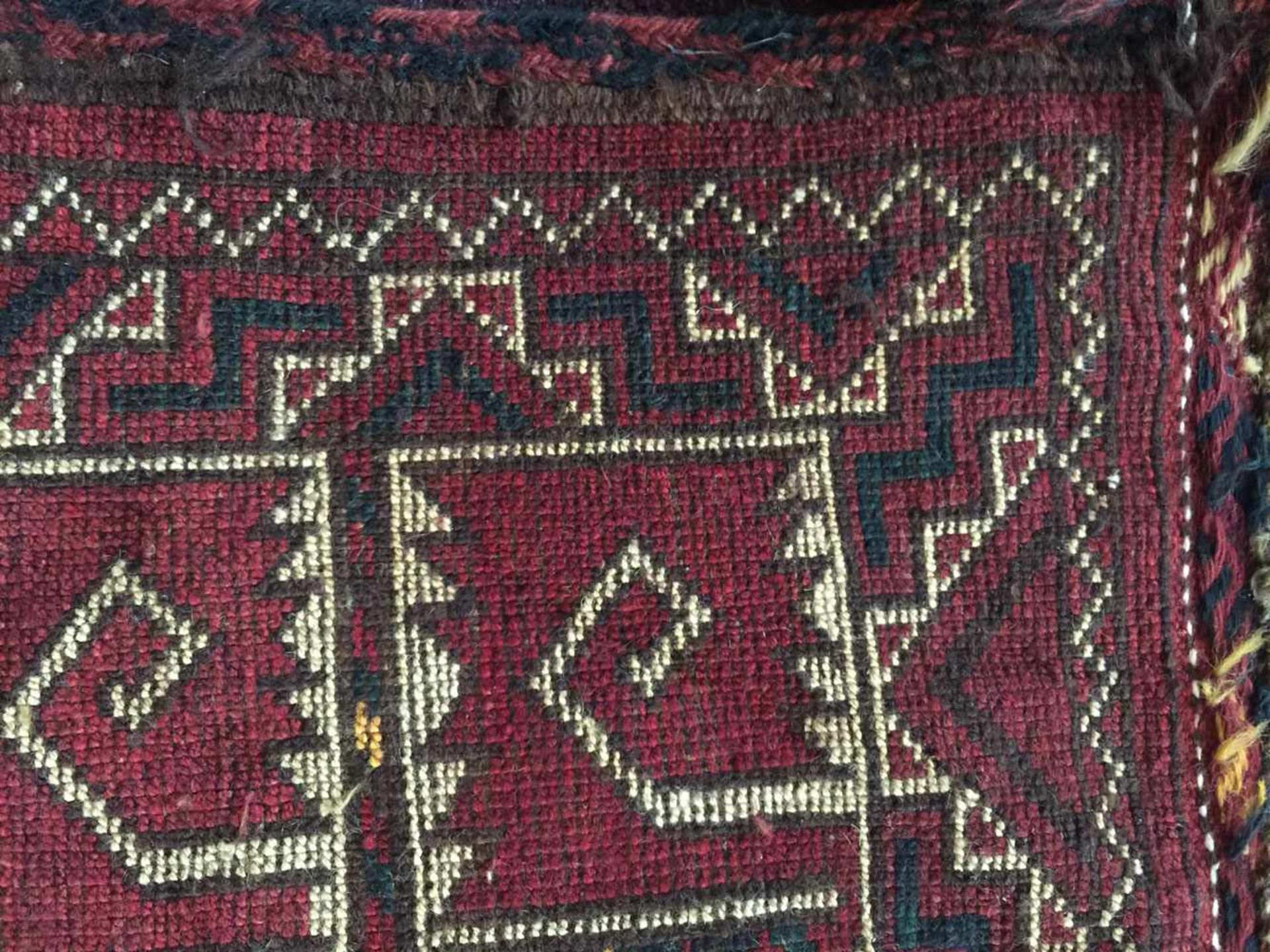 KAPLINUK ERSARI, Wolle und Baumwolle, Turkmenistan um 1900 Maße: 190 x 146 cm, Zustand 1. - Bild 3 aus 3