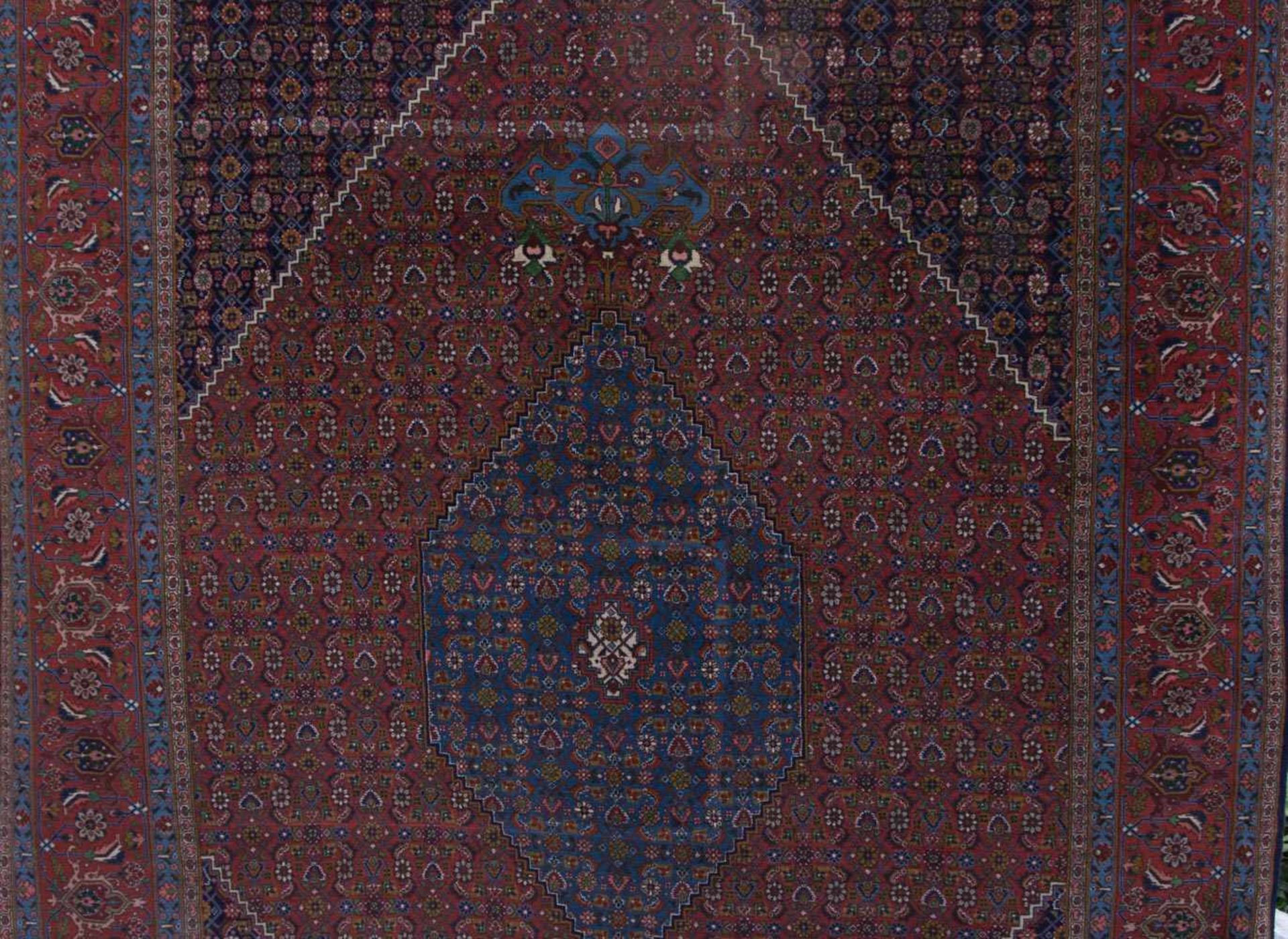 TEPPICH BIDJAR, Wolle auf Baumwolle, Persien TEPPICH BIDJAR, Wolle auf Baumwolle, Persien - Bild 4 aus 5