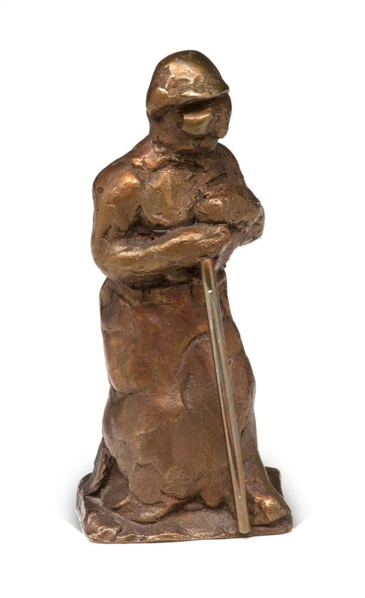 ALFRED HRDLICKA,"Der Gießer", Bronze limitiert und nummeriert, monogrammiert, um 1986 Alfred - Bild 5 aus 5