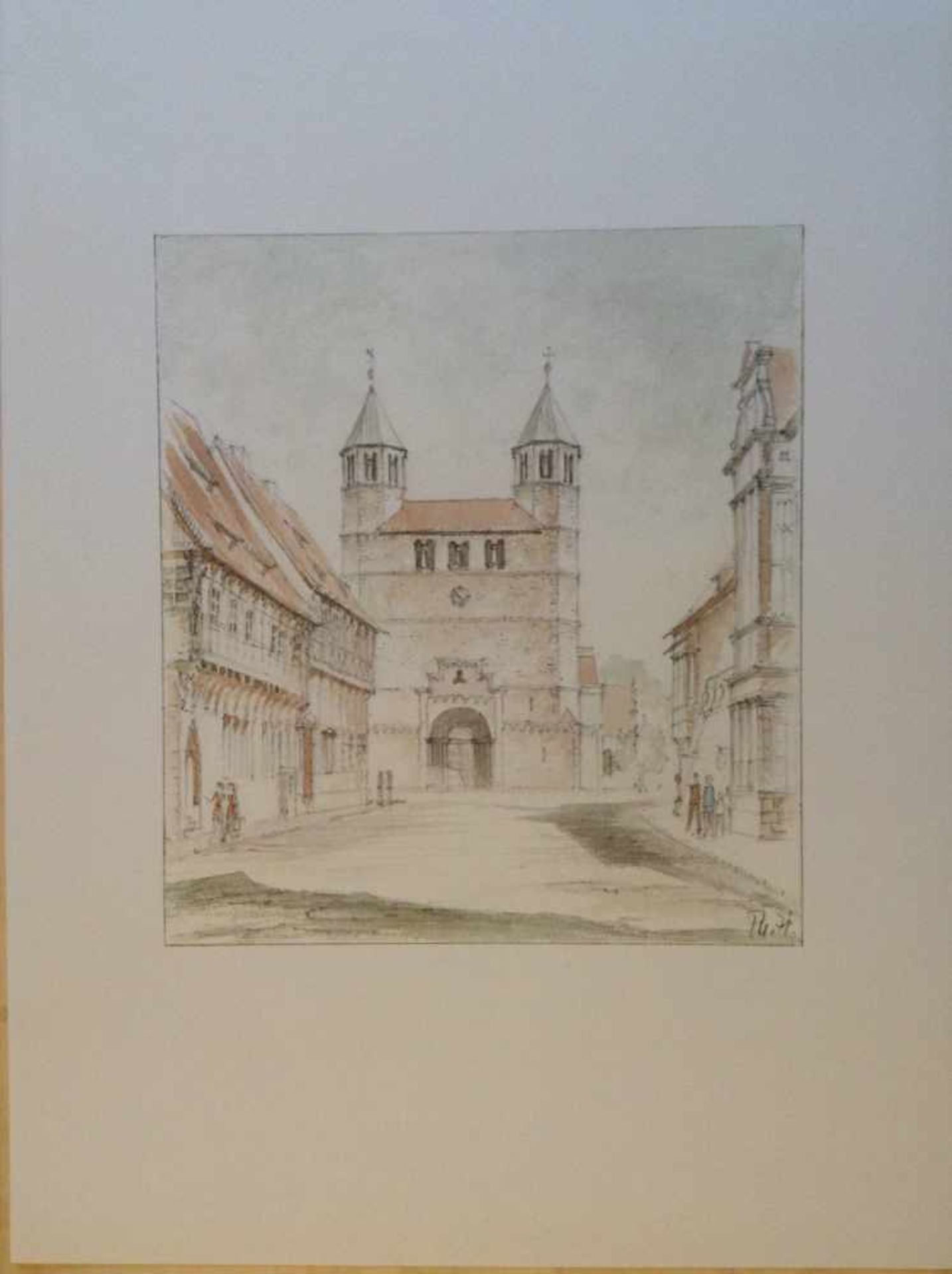 WERNER TRAEGER, "Kirchenbauten aus Braunschweig", Aquarellierte Zeichnungen Herausgegeben vom - Bild 5 aus 5