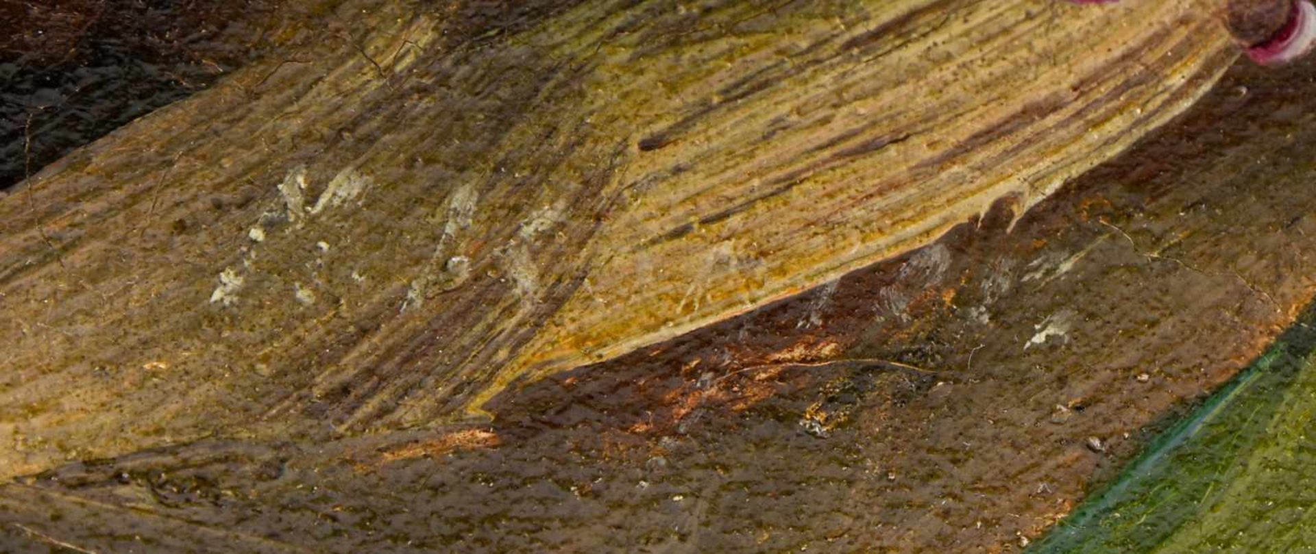 UNBEKANNTER KÜNSTLER. Fliederbouquet, Öl auf Leinwand, gerahmt, 20. Jahrhundert Stillleben eines - Bild 2 aus 3