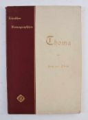 KÜNSTLER-MONOGRAPHIE "HANS THOMA",Bielefeld und Leipzig 1900 Eine im Jahre 1900 von Fritz von Ostini