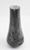 DESIGN-VASE, melliertes Glas, Deutschland Ende 20. Jahrhundert Studioglas- Vase in Glasfluss-