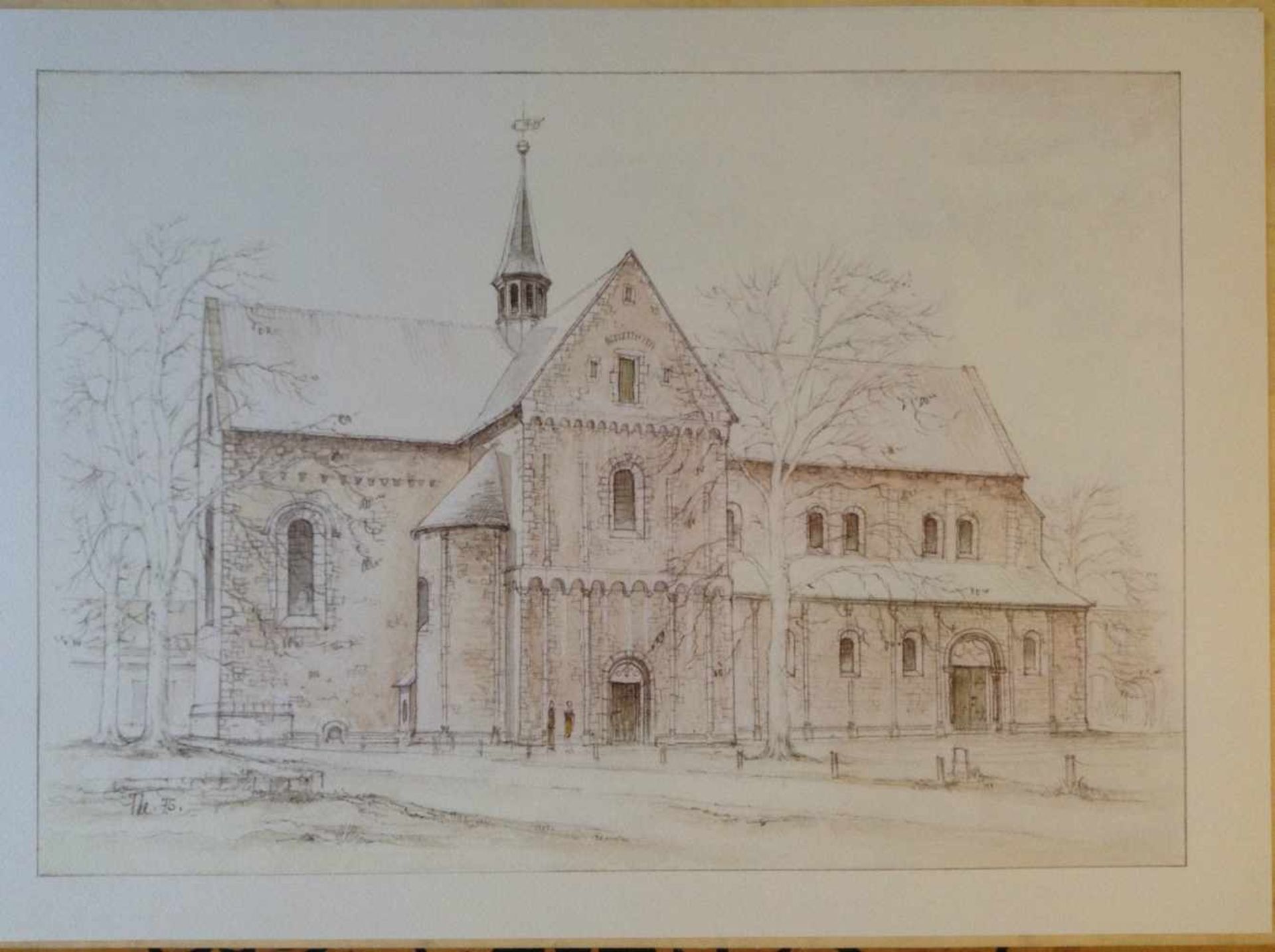 WERNER TRAEGER, "Kirchenbauten aus Braunschweig", Aquarellierte Zeichnungen Herausgegeben vom - Bild 4 aus 5