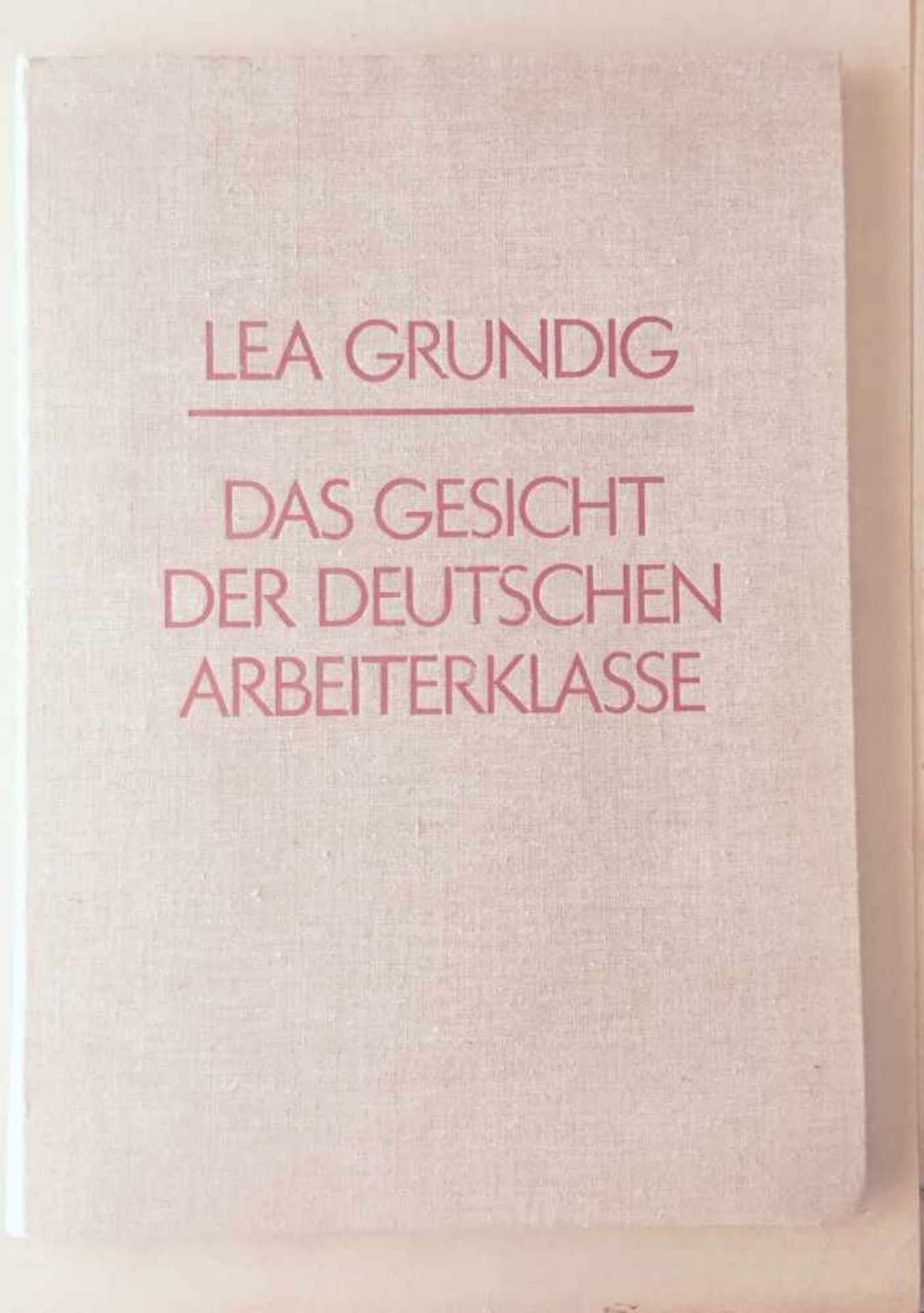 LEA GRUNDIG, "Das Gesicht der deutschen Arbeiterklasse", Mappe mit 53 Blättern Deutsch-jüdische - Bild 6 aus 6