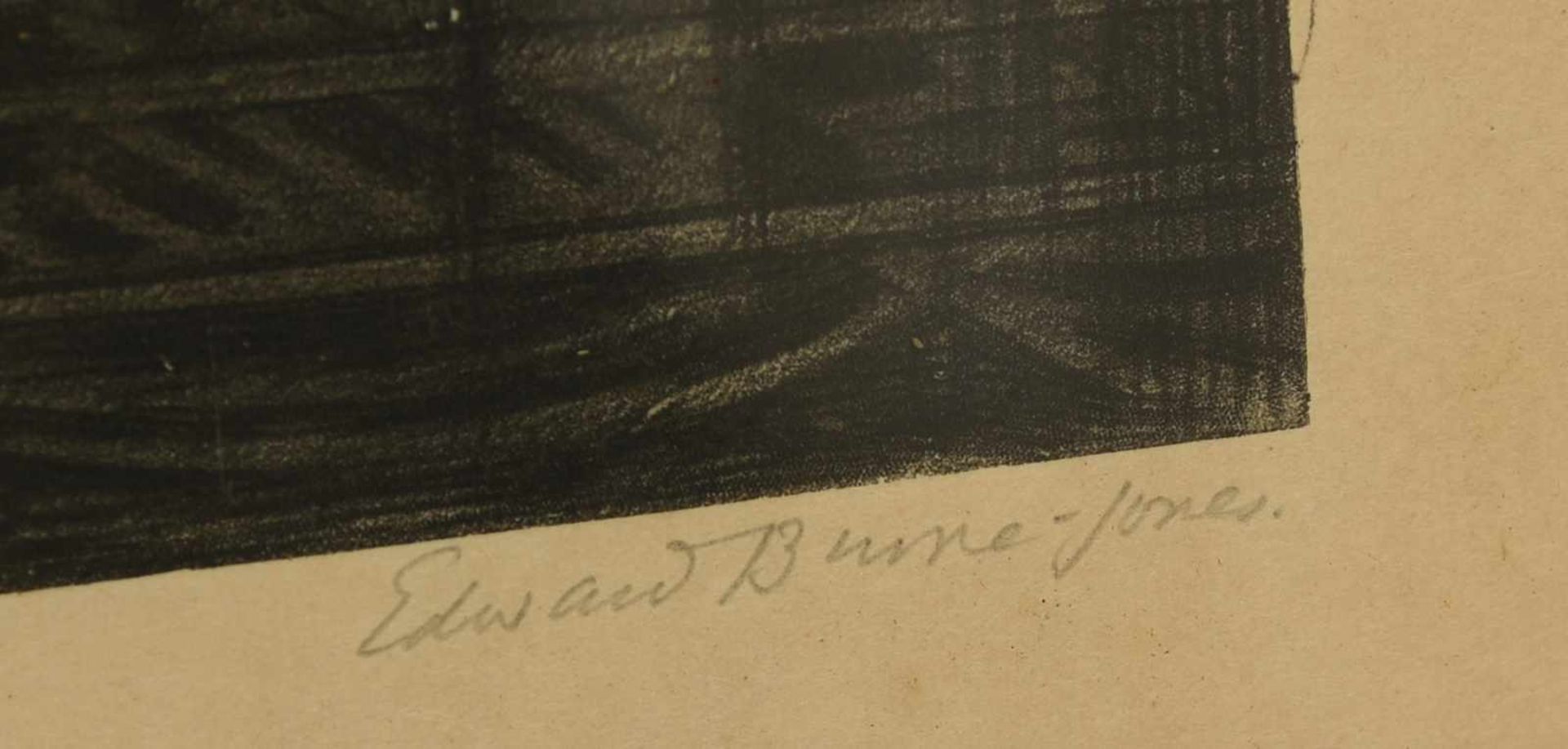 DRUCKGRAFIK 1 NACH EDWARD BURNE JONES "A BRIAR ROSE" , hinter Glas gerahmt, London 1892 Ein in Paris - Bild 3 aus 5