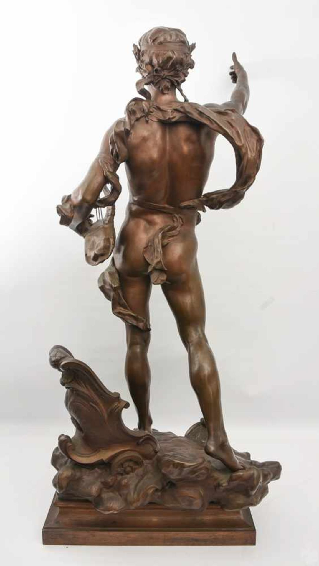 CLÈMENT LÉOPOLD STEINER, "APOLLON", Bronzeguss, signiert und gestempelt, Frankreich um 1890 - Bild 7 aus 34