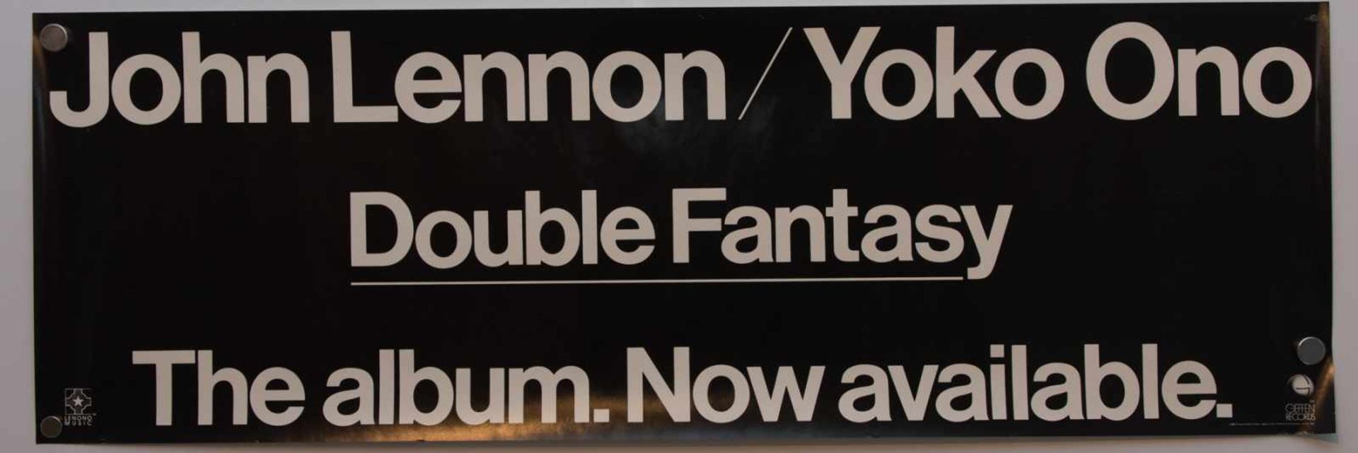 THE BEATLES- POSTER 3: JOHN LENNON & YOKO ONO," Double Fantasy" Giant & Pin Up (Wagner), USA/DK - Bild 5 aus 5