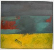 WERNER BUB, "Komposition 2", Öl auf Leinwand, gerahmt, um 1990 Werner Bub (*1945), rückseitig