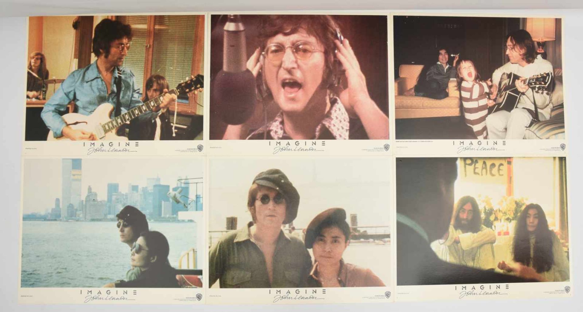 THE BEATLES- JOHN LENNON: SPEACIAL FEATURE &" IMAGINE" MOVIE THEATRE LOBBY CARDS, USA 1985/1988 - Bild 2 aus 9