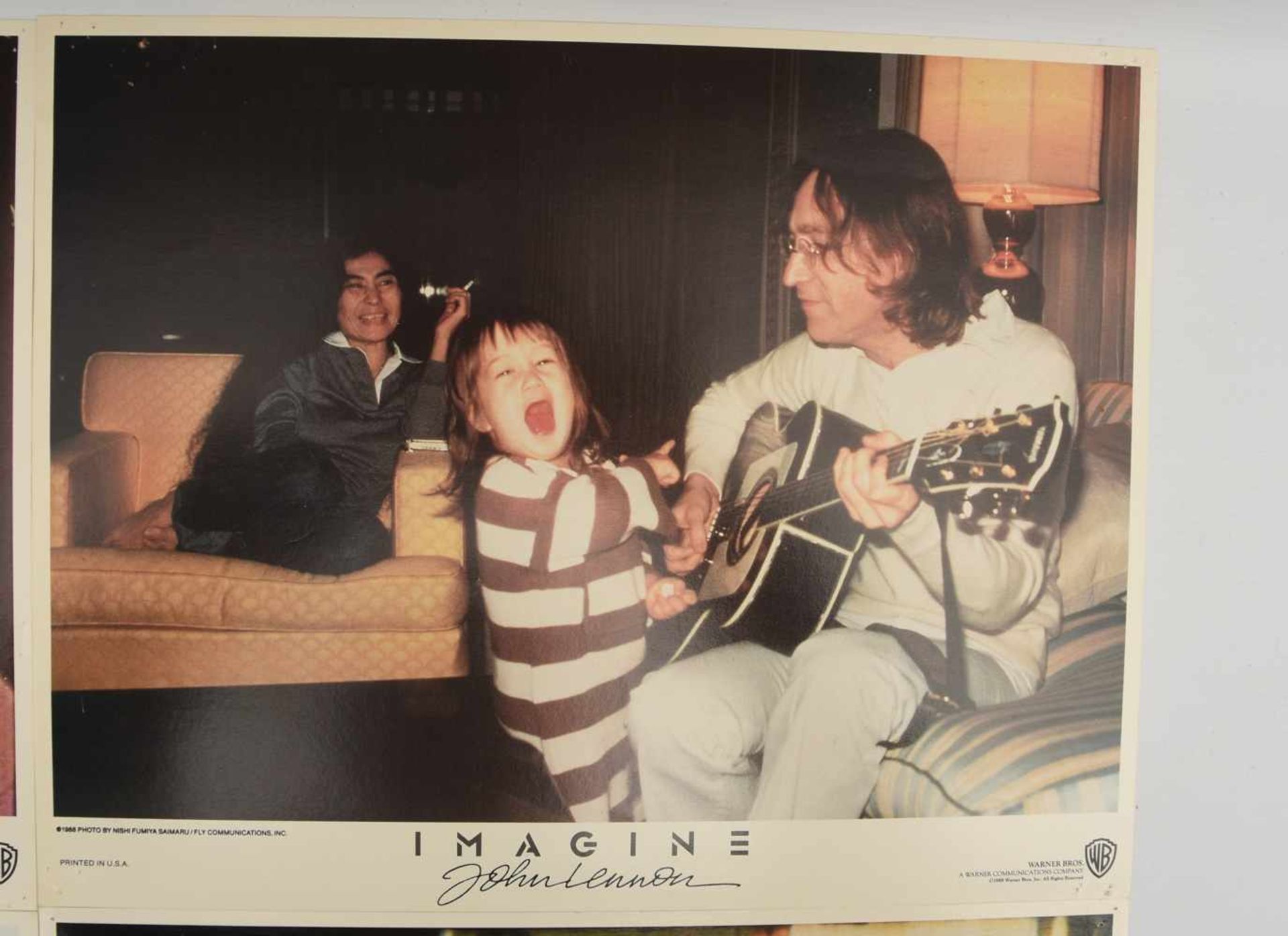 THE BEATLES- JOHN LENNON: SPEACIAL FEATURE &" IMAGINE" MOVIE THEATRE LOBBY CARDS, USA 1985/1988 - Bild 7 aus 9