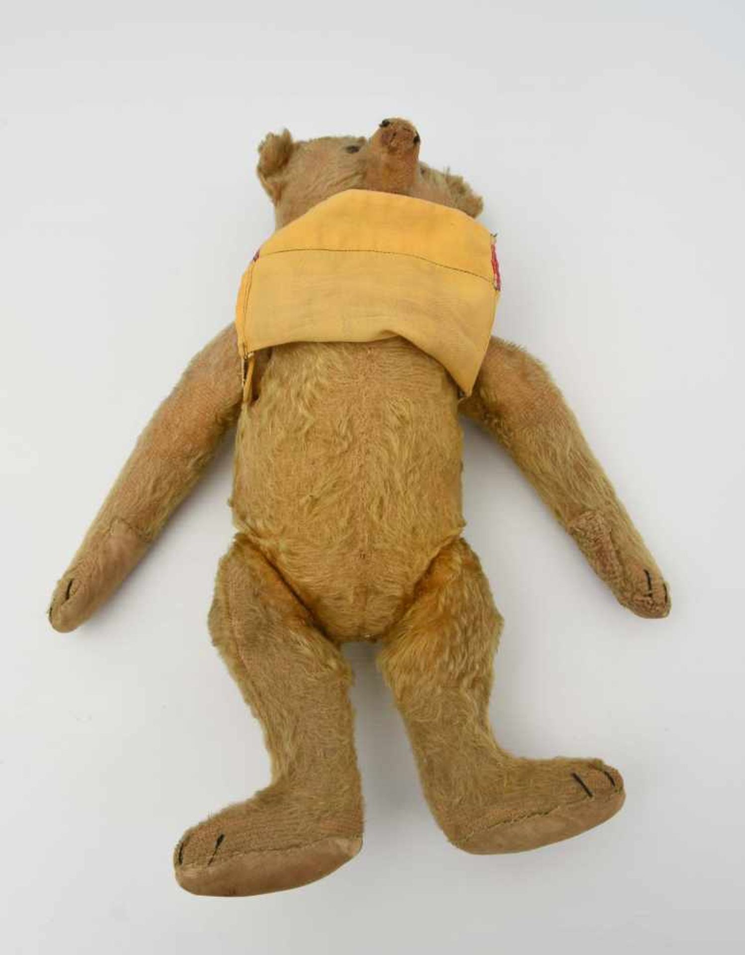 STEIFF TEDDYBÄR, Mohair/Stoff, Knopf im linken Ohr, Deutsches Reich um 1910 Teddybär der Firma - Bild 5 aus 5