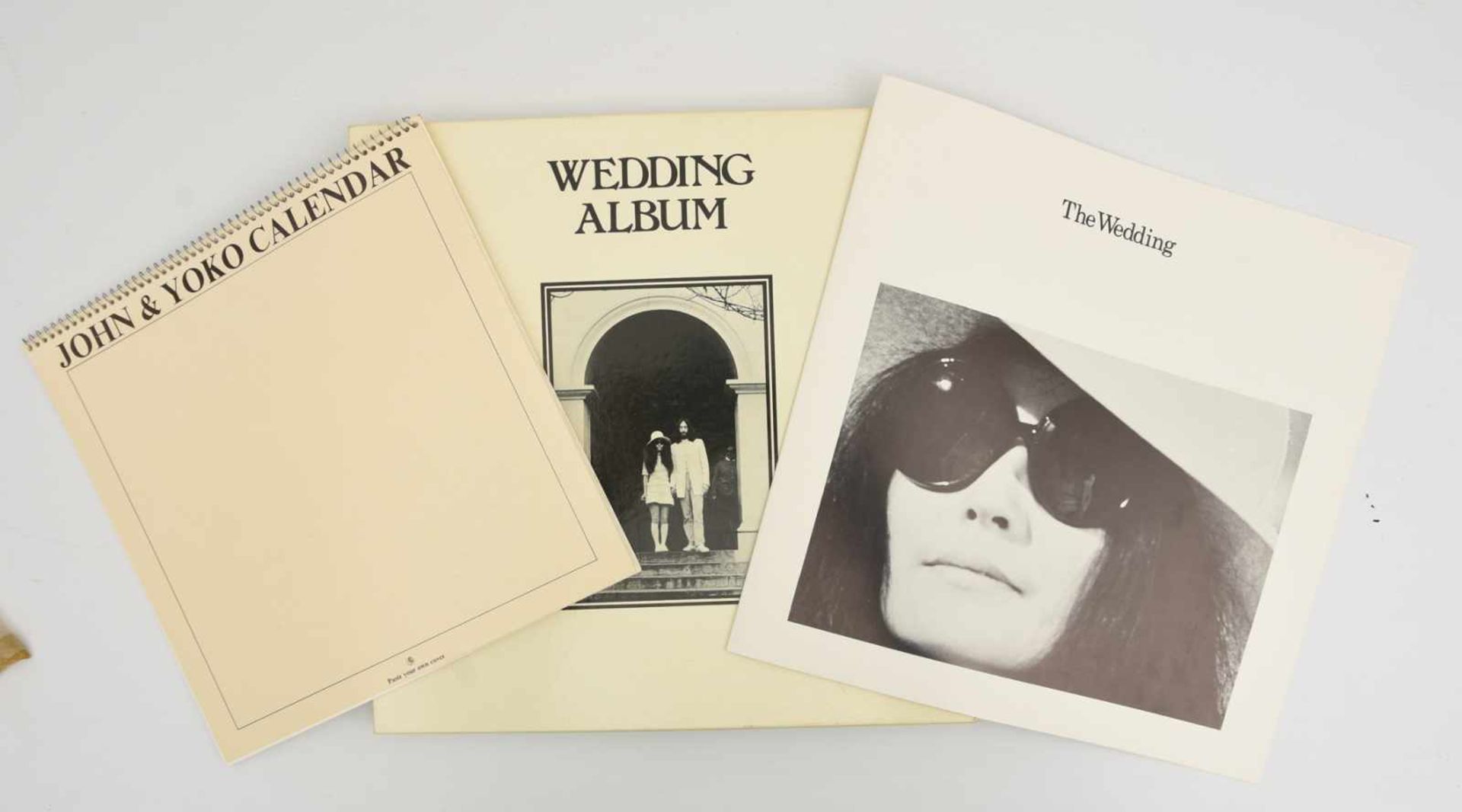 THE BEATLES- JOHN LENNON & YOKO ONO: THE WEDDING ALBUM+ CALENDAR, UK 1969/1970 LP "The Wedding