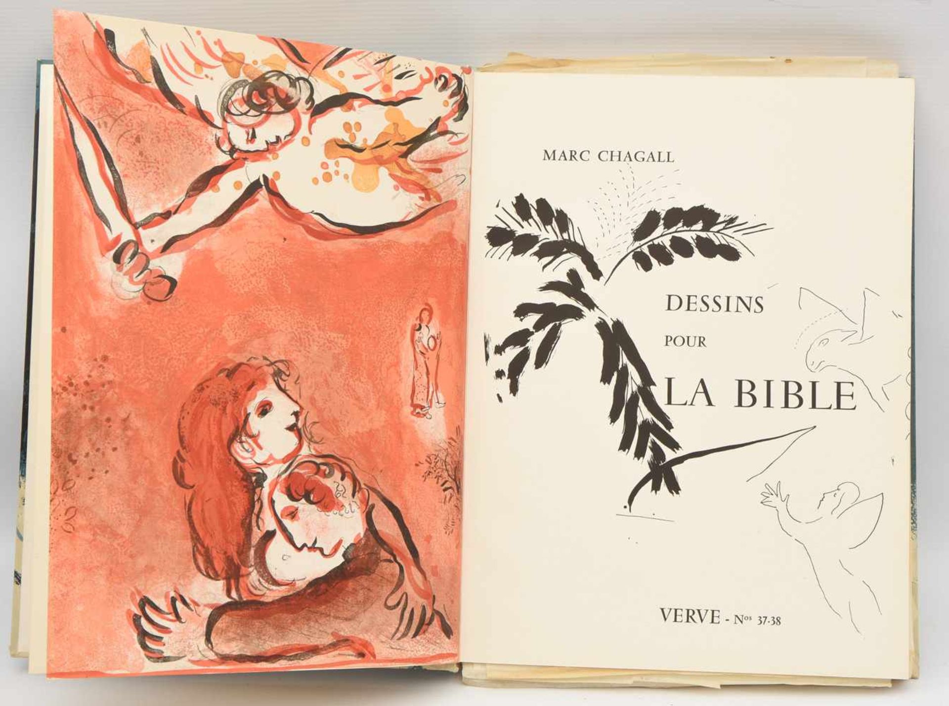 MARC CHAGALL "DRAWINGS FOR THE BIBLE", limitierte Ausgabe Frankreich 1960 Limitierte Ausgabe (No. - Bild 4 aus 9