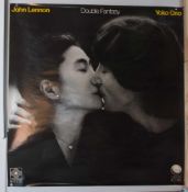 THE BEATLES- POSTER 3: JOHN LENNON & YOKO ONO," Double Fantasy" Giant & Pin Up (Wagner), USA/DK