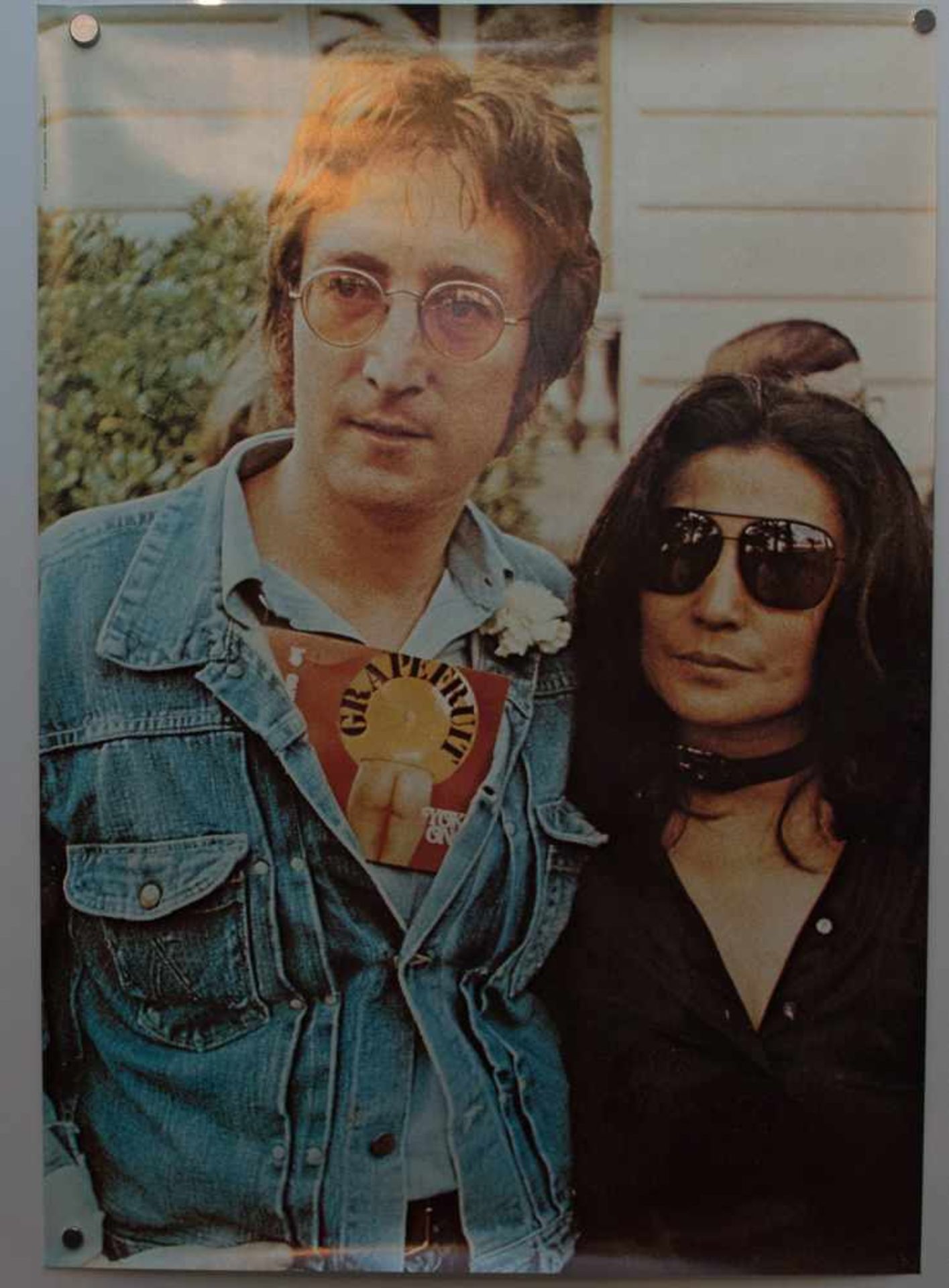 THE BEATLES- POSTER 3: JOHN LENNON & YOKO ONO," Double Fantasy" Giant & Pin Up (Wagner), USA/DK - Bild 3 aus 5